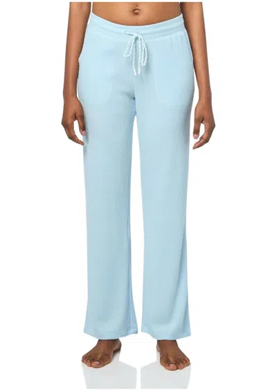 Pj Salvage Loungewear Sunshine Fields Pant In Light Sky In Blue