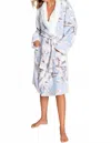 Pj Salvage Luxe Plush Robe Relpr In Blue Frost In Blue
