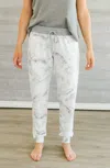 Pj Salvage Marble Jogger In Ivory In Multi