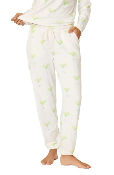 Pj Salvage Margarita Mama Pajama Pants In White