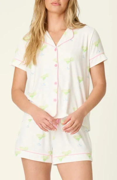 Pj Salvage Margarita Mama Short Pajamas In Neutral