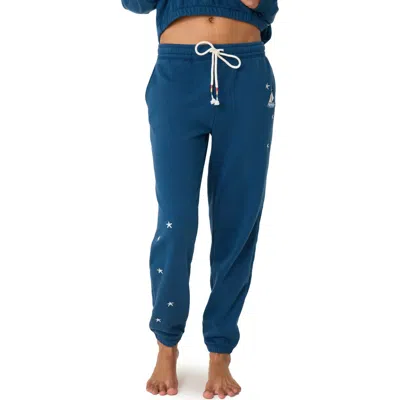 Pj Salvage Maritime Banded Joggers In Harbor