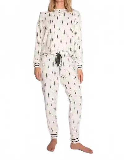Pj Salvage May The Forest Be With You Loungewear Pants In Ivory