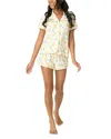 Pj Salvage Mimosa Me Short Pajama Set In Neutral