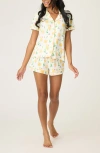 Pj Salvage Mimosa Me Short Pajama Set In Neutral