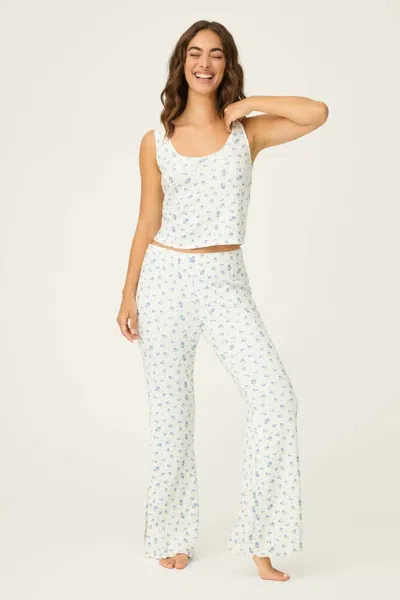 Pj Salvage More Amour Pajama Set In Ivory In White