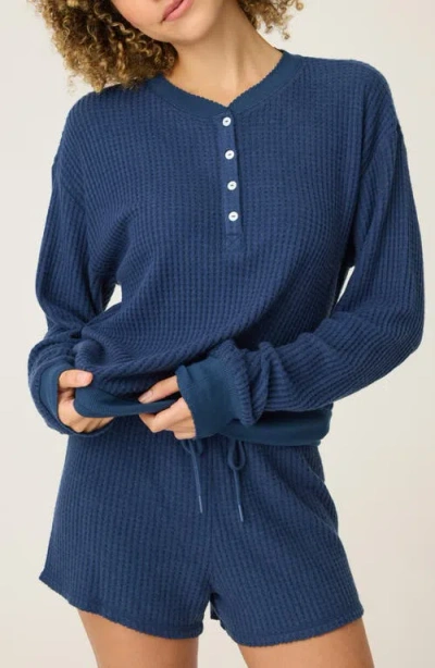 Pj Salvage Morning Waffles Pajamas In Blue