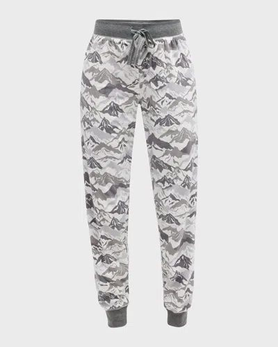 Pj Salvage Mountain Bound Printed Joggers In Ivory