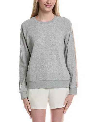 Pj Salvage Neon Stripe Top In Gray