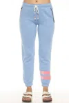 Pj Salvage Nights Banded Lounge Pants In Blue Faded In Blue