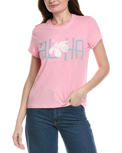 Pj Salvage P. J. Salvage Cool Breeze T-shirt In Pink