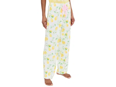 Pj Salvage P. J. Salvage La Dolce Spritz Pants Women's Clothing Ivory: Lg (us 10-12) 30 In White