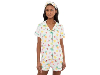 Pj Salvage P. J. Salvage Viva La Vida Pajama Set Women's Pajama Sets Ivory: Xs (us 2) In White