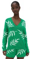 Shop Pj Salvage Palm Sweater Baja Green