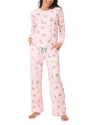 Pj Salvage Pawlidays Pajama Set In Pink
