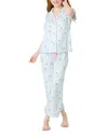 Pj Salvage Paws And Breathe Pajama Set In Blue