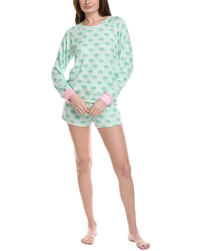 Pj Salvage P.j. Salvage Peachy Paradise Sweat Shirt In Green