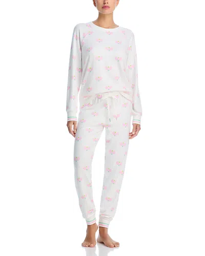Pj Salvage Peachy Party Pajama Set In Ivory