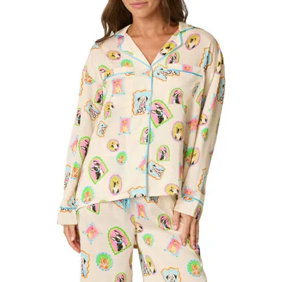 Pj Salvage Picture Purfect Pajamas In Beige Multi