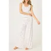 Pj Salvage Pj Set La Rose In White