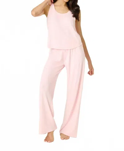 Pj Salvage Pointelle Essentials Tank Top In Ballet Pink