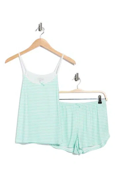 Pj Salvage Pointelle Short Pajamas In Blue