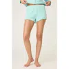 Pj Salvage Pointelle Shorts In Green