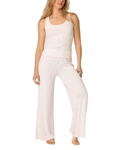 Pj Salvage Pretty Petals Pajama Set In Pink