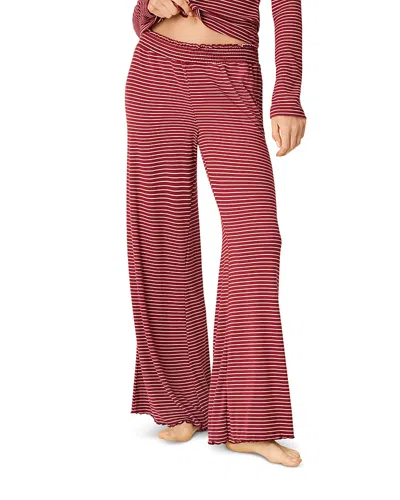 Pj Salvage Pretty Stripes Pajama Pants In Brown