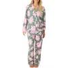 PJ SALVAGE PJ SALVAGE PRINT COTTON FLANNEL PAJAMAS