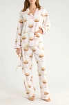 Pj Salvage Print Flannel Pajamas In Multi