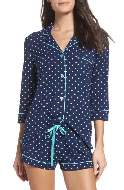 Pj Salvage Print Short Pajamas In Blue
