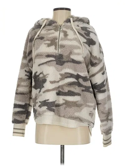 Pre-owned Pj Salvage Pullover Hoodie In Brown