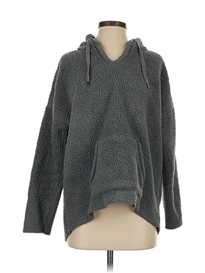 Pre-owned Pj Salvage Pullover Hoodie In Gray