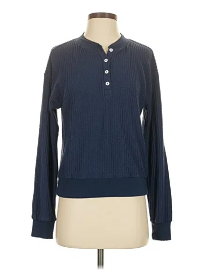 Pre-owned Pj Salvage Pullover Sweater In Blue