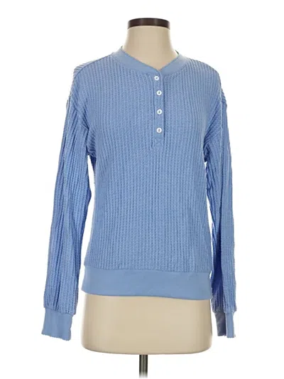 Pre-owned Pj Salvage Pullover Sweater In Blue