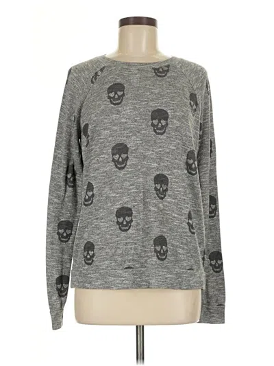 Pre-owned Pj Salvage Pullover Sweater In Gray