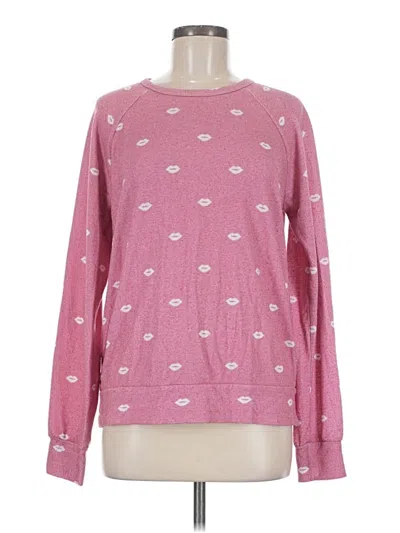 Pre-owned Pj Salvage Pullover Sweater In Pink