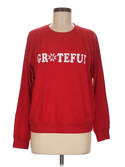 Pre-owned Pj Salvage Pullover Sweater In Red
