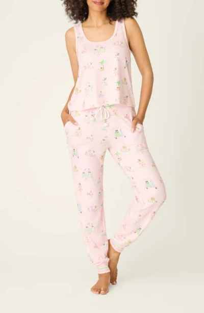 Pj Salvage Pupcation Pal Pajama Set In Pink