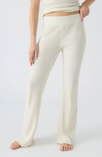 Pj Salvage Reloved Rib Knit Pajama Pants In Natural