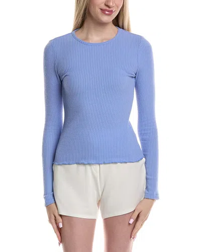 Pj Salvage Reloved Rib Top In Blue