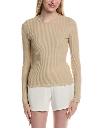 Pj Salvage Reloved Rib Top In Neutral