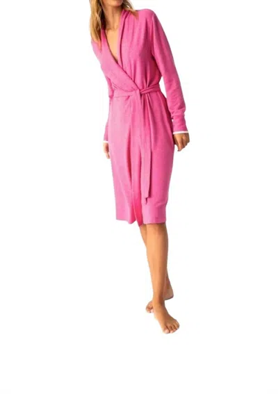 Pj Salvage Remix Robe In Hot Pink