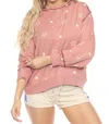 Pj Salvage Ric Rak Patty Wack Hoodie In Rosewood In Pink