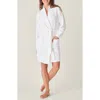 Pj Salvage Cable Knit Robe In White