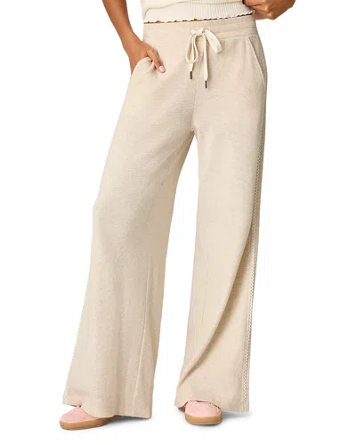 Pj Salvage Rue Heather Oatmeal Lounge Pants In Neutral