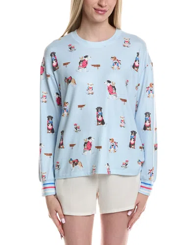 Pj Salvage Ruffin It Top In Blue