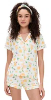 Pj Salvage Rum Pajama Set Ivory In White