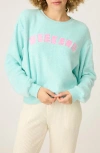 Pj Salvage Secret Garden Pajama Sweatshirt In Green